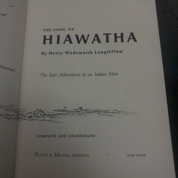 The Song of Hiawatha by Henry Wadsworth Longfellow - a story of an Indian hero - Picture 3 of 10